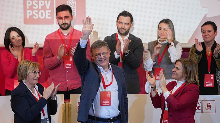 Telediario Fin de Semana - Ximo Puig renuncia a liderar el PSOE valenciano