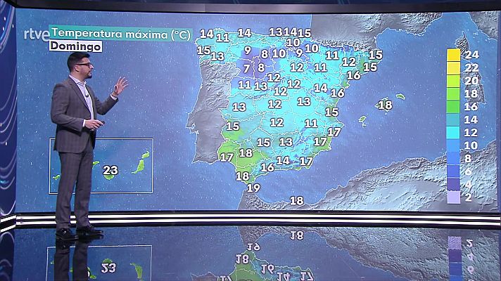 Nieblas con posibilidad de ser localmente persistentes en la meseta Norte e interior de Lugo