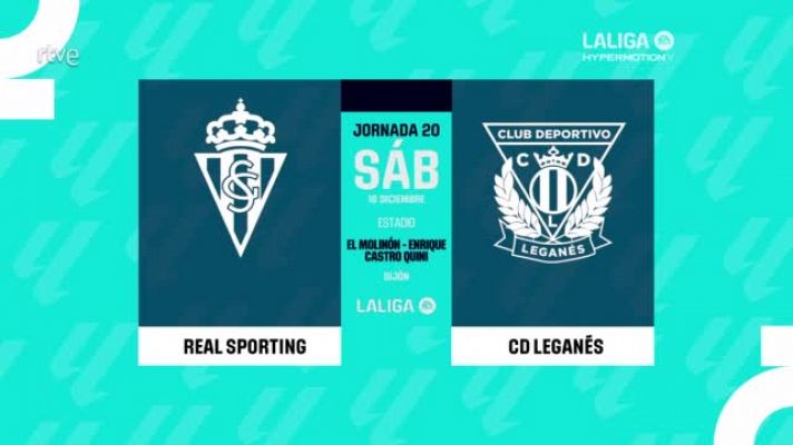 Sporting - Leganés: resumen del partido de la 20ª jornada
