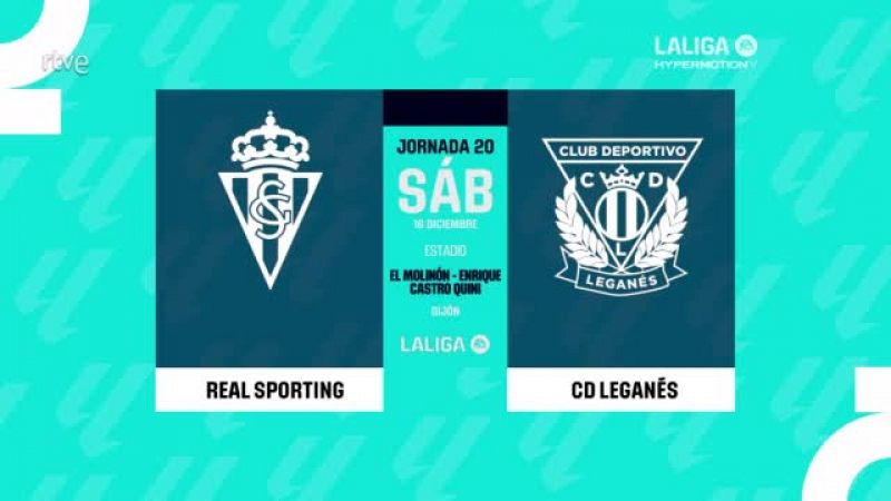 Sporting - Leganés: resumen del partido de la 20ª jornada de Liga | Segunda - ver ahora