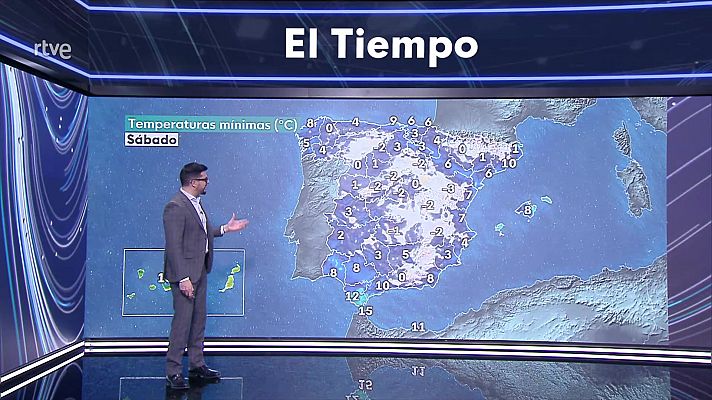 El tiempo - Heladas intensas en el sur del Sistema Ibérico