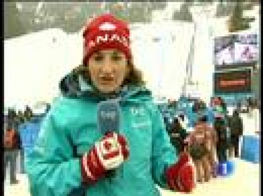  - Buen humor de Rocío pese a la caída