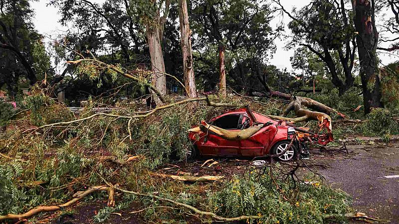 Un fuerte temporal de lluvia y viento en Argentina causa 14 muertes y severos destrozos en varias ciudades