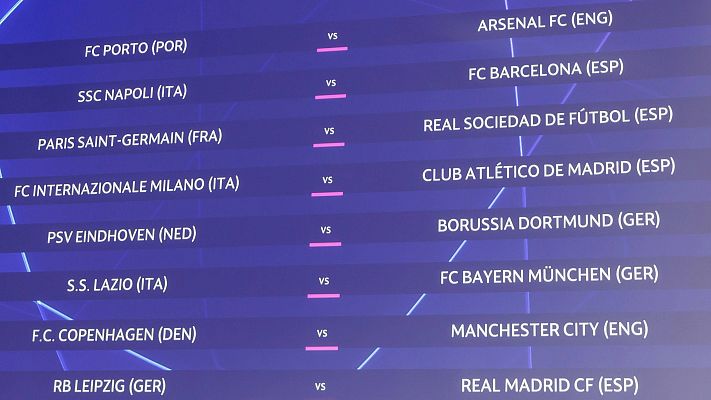 Informativo 24h - Así quedan los octavos de final de la Champions League