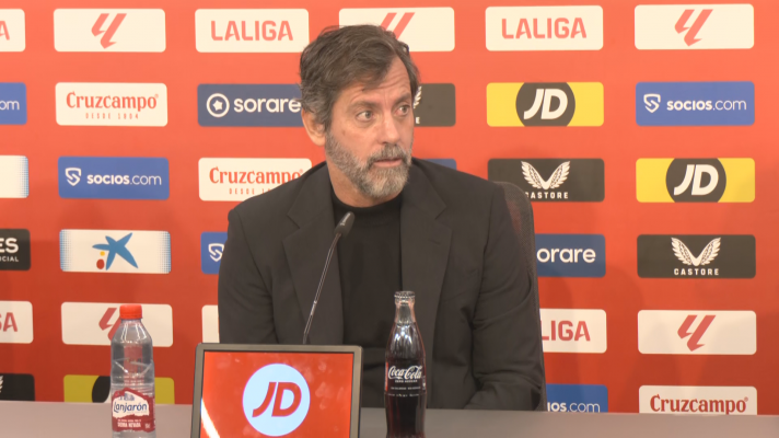 Fútbol - Quique, en Sevilla: "En casa grande no hay problema pequeño"