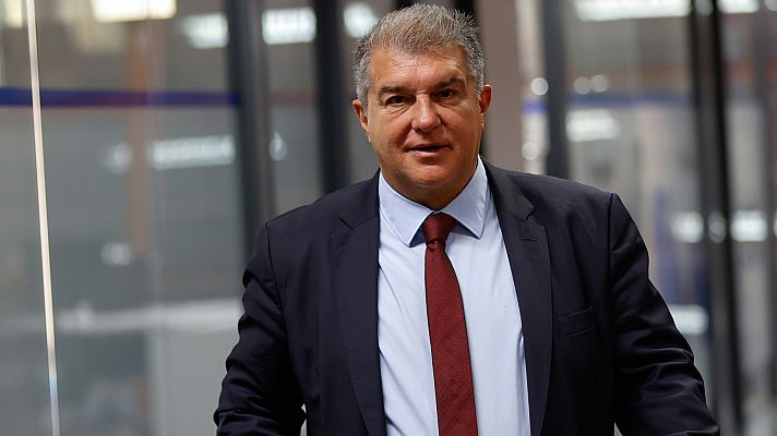 Telediario 1 - Laporta: "La autocomplaciencia es el peor enemigo del éxito"