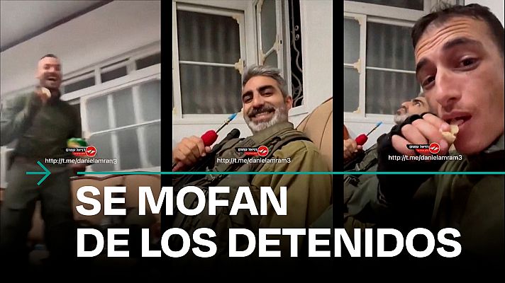 Modo Digital - Un grupo de soldados israelíes suspendidos por el ejército por un video en el que se mofaban de presos palestinos