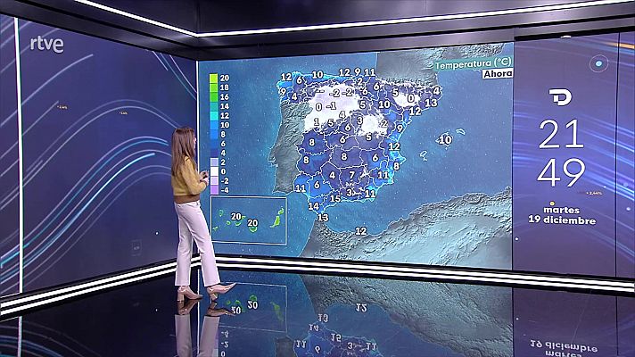 El tiempo - Intervalos de viento fuerte al final en litorales gallegos, cantábricos y Ampurdán