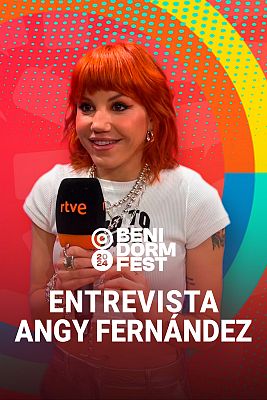 Entrevista a Angy Fernández, participante del Benidorm Fest