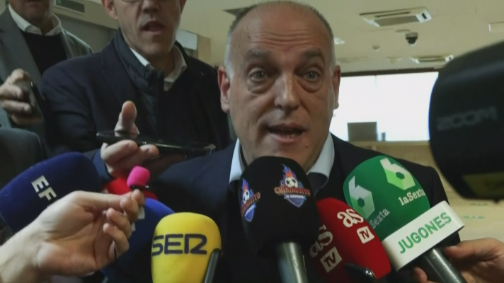 Fútbol - Tebas: "Esta resolución no supone la autorización de la Superliga"