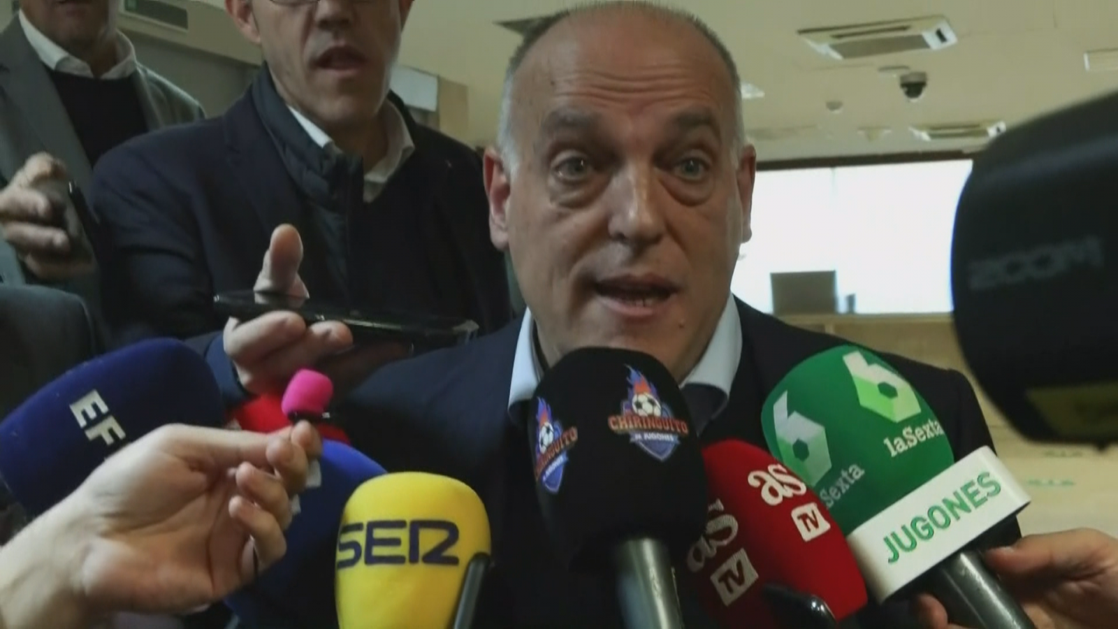 Tebas: "Esta resolución no supone la autorización de la Superliga" - ver ahora