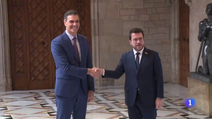 L'Informatiu - Pedro Sánchez i Pere Aragonès acorden reactivar la taula de diàleg