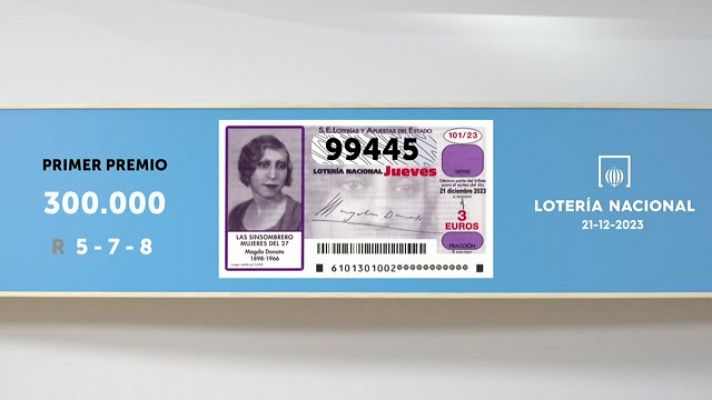 SELAE - Sorteo de la Lotería Nacional del 21/12/2023