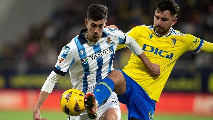 Resúmenes de LaLiga - Cádiz - Real Sociedad: resumen de la 18ª jornada de liga