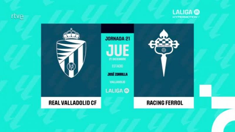 Valladolid - Racing Ferrol: resumen del partido de la 21ª jornada de Liga | Segunda - ver ahora