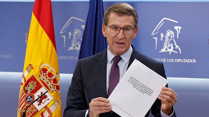 Informativo 24h - Feijóo ofrece a Sánchez que Bruselas medie para renovar el CGPJ: "Me ha contestado que está dispuesto"