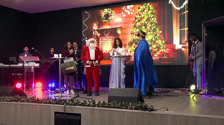 Culto evangélico de Navidad