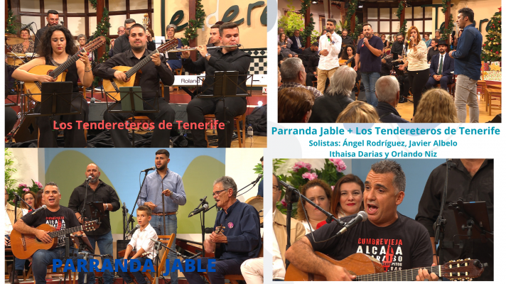 Tenderete - 24/12/2023 Parranda Jable y los Tendereteros de Tenerife con solistas en un especial de Navidad en Tenderete.