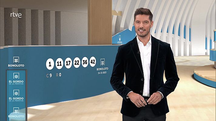 Loterías - Sorteo de la Bonoloto y El Gordo de la Primitiva del 24/12/2023