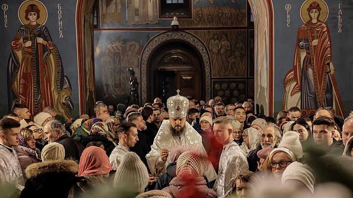 Ucrania marca distancia con la iglesia rusa en Navidad
