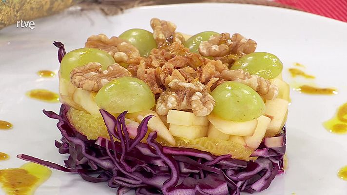 Saber vivir - Receta de ensalada de lombarda para estas navidades