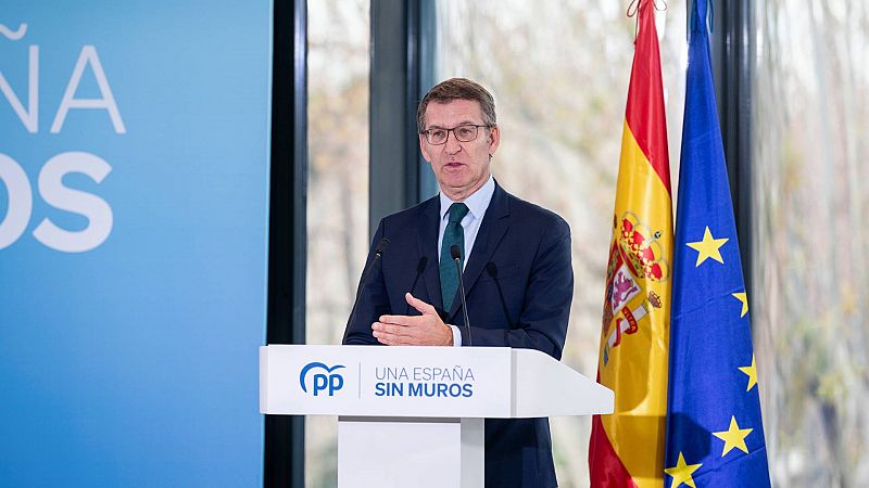 Feijóo, sobre la moción de censura en Pamplona: "Sánchez ha elegido acabar el año brindando con Bildu"