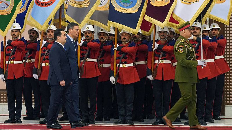 Sánchez estrecha relaciones con Irak y agradece la labor de los soldados españoles en Bagdad