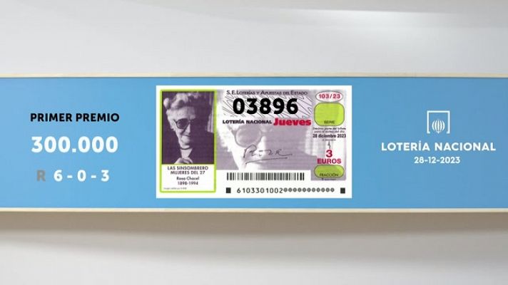 SELAE - Sorteo de la Lotería Nacional del 28/12/2023