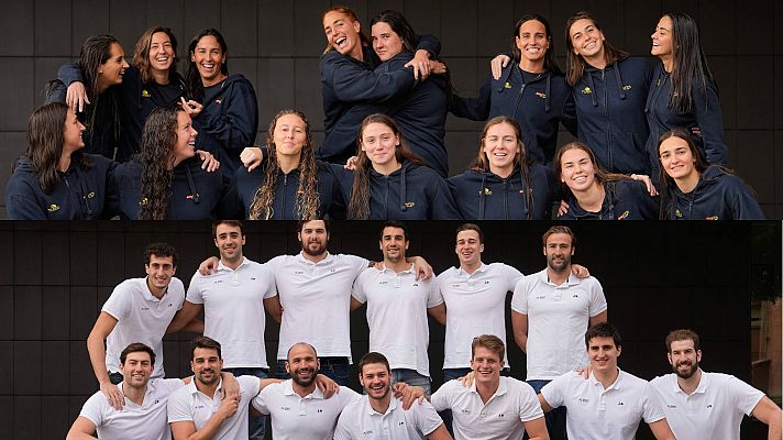 Telediario 2 - Las selecciones de waterpolo, listas para los Europeos
