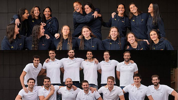 Las selecciones de waterpolo, listas para los Europeos