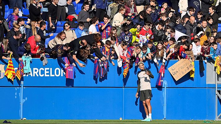 Entrenamientos con público: el 'regalo' navideño de la Liga