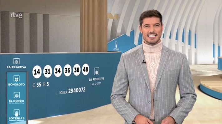 Loterías - Sorteo de la Bonoloto y Primitiva del 30/12/2023