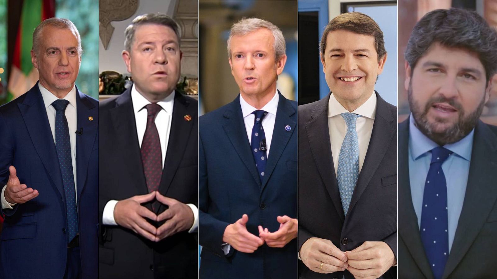 Los presidentes autonómicos apelan a la "igualdad" en sus discursos de fin de año