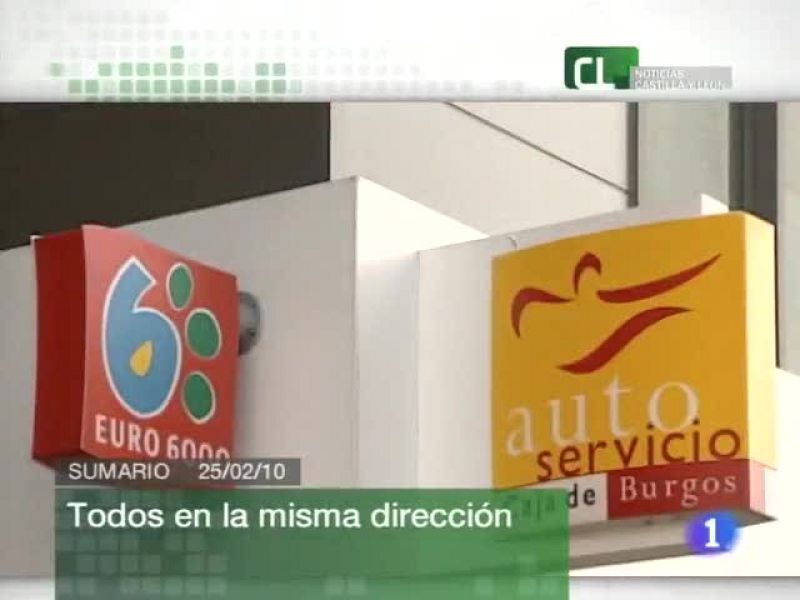  Noticias Castilla y León. Informativo Territorial de Castilla y León. (25/02/10)