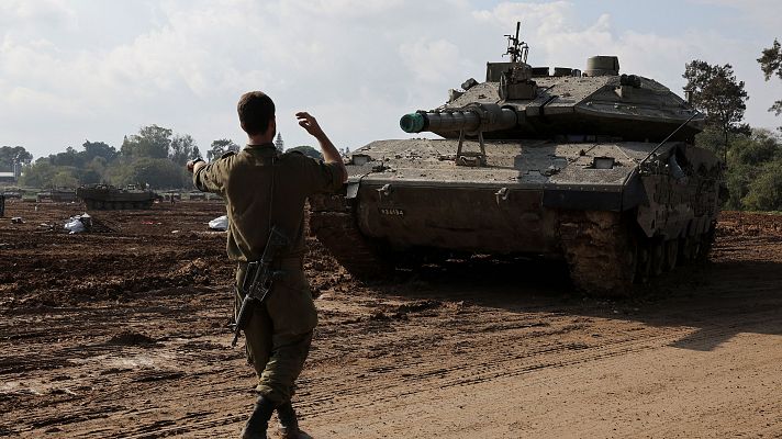 Telediario 1 - Los periodistas locales, testigos del horror en Gaza