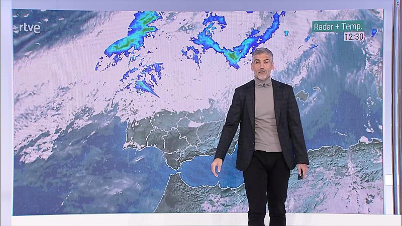 Intervalos de viento fuerte y rachas muy fuertes en Galicia, cordillera Cantábrica e Ibérica - ver ahora