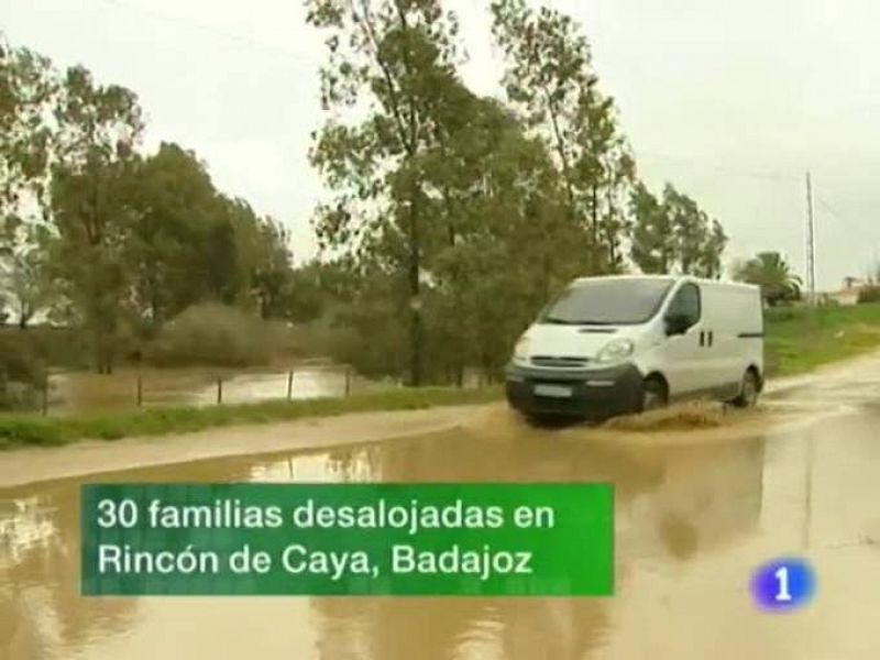  Noticias de Extremadura. Informativo Territorial de Extremadura. (25/02/10)