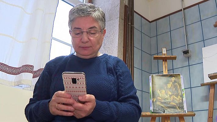 Telediario 1 - Celia, una  nueva aplicación para combatir la soledad de muchos mayores