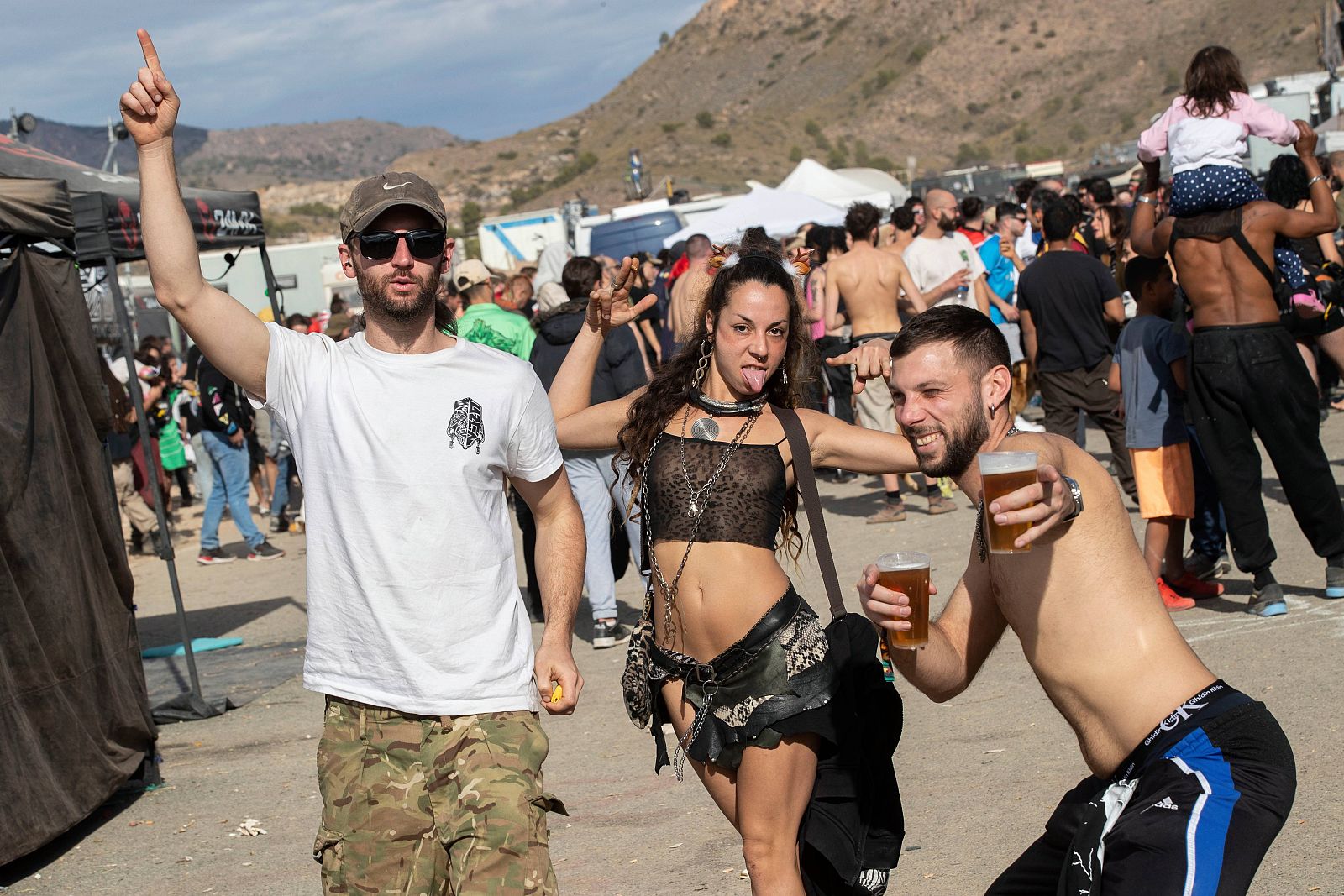 La 'rave' ilegal de Fuente Álamo (Murcia)
