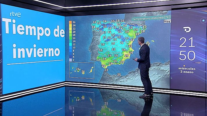 El tiempo - No se descartan precipitaciones abundantes en los entornos de Extremadura y del oeste del sistema Central