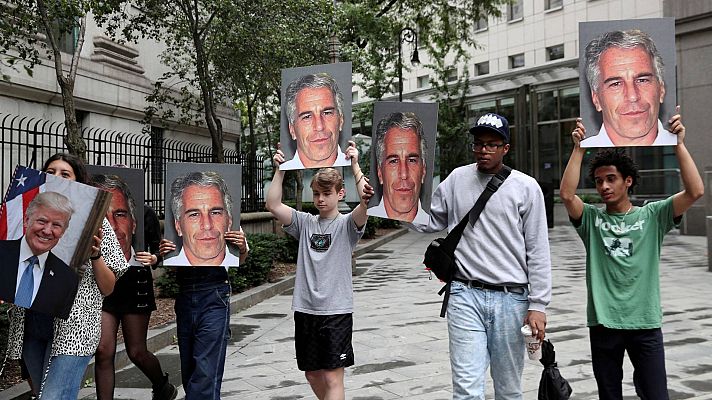 Telediario 1 - La justicia de Nueva York desclasifica documentos asociados al caso Epstein