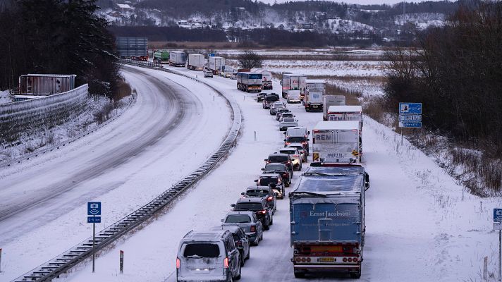 El primer temporal del año sigue causando estragos en varios países europeos