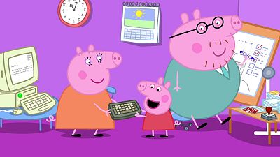 El despacho de Peppa (en Inglés) - Peppa Pig en inglés | Watch