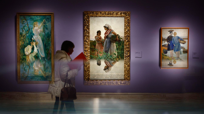 Telediario Fin de Semana - Así es el proceso de restauración de un óleo del Thyssen