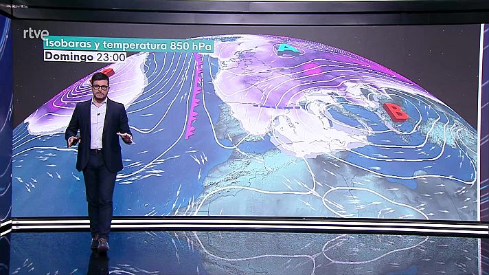 Precipitaciones localmente fuertes en Baleares y, también persistentes, en el Cantábrico oriental