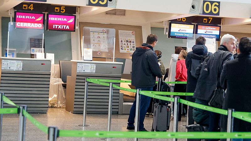 Segunda jornada de huelga de los trabajadores del servicio de asistencia en tierra de Iberia