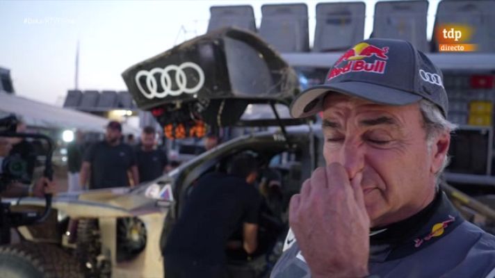 Dakar - Carlos Sainz: "Era agobiante saber que si pinchábamos estábamos fuera"