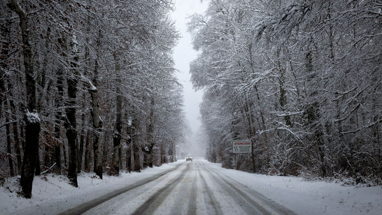 Lluvias en el Cantábrico oriental y nevadas en Pirineo, Navarra y País Vasco