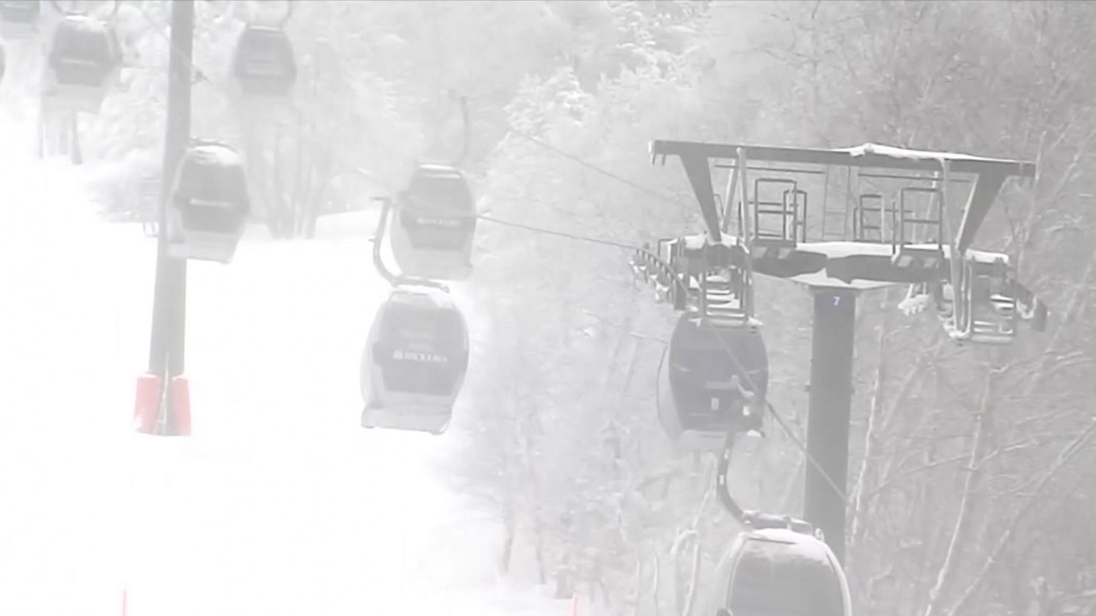 El vent i les fortes nevades obliguen a tancar algunes estacions i pistes