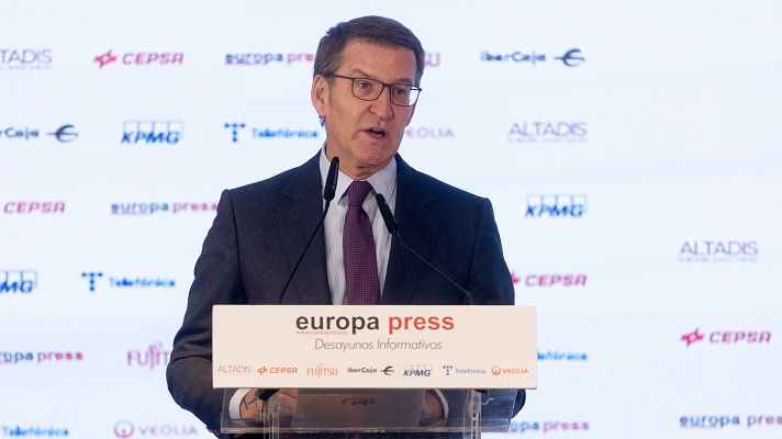 Informativo 24h - Feijóo anticipa el 'no' del PP a los primeros decretos de Sánchez: "No arreglaremos los problemas internos de su desgobierno"